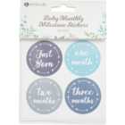 Single Art Studio Baby Monthly Milestone Stickers in Assorted styles