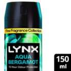 Lynx Fine Fragrance Collection Premium Deodorant Bodyspray Aqua Bergamot 150ml