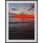 Sunset by the Sea Framed Print