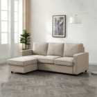 Kayden Reversible Natural Woven Corner Double Sofa Bed