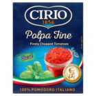 Cirio Polpa Fine Finely Chopped Tomatoes With Basil. 390g