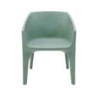 Tramontina Paco Polyethylene Lounge Chair (Sage Green)