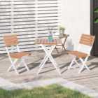 Outsunny 2 Seater Pine Wood Frame Bistro Set