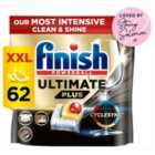 Finish Ultimate Plus Lemon Dishwasher Tablets 62 per pack