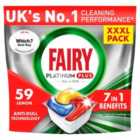 Fairy Platinum Plus Auto Dishwashing Tablet Lemon 59 per pack