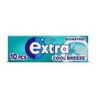 Wrigley's Extra Cool Breeze Sugarfree Gum 10 Pieces 10 x 1 per pack