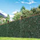 GardenKraft 260 x 70cm Dark IVY Artificial Willow Fence