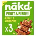 nakd. Fruit & Fibre Apple & Cinnamon Multipack 3 x 44g