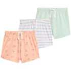 M&S Cotton 3pk Patterned Shorts 2-3Y 3 per pack
