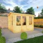 Mercia 3m x 3m Home Office Elite Log Cabin