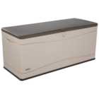 StoreMore Lifetime 500L Brown and Desert Sand Garden Storage Box