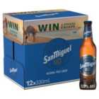San Miguel Alcohol Free Lager Beer Bottles 12 x 330ml
