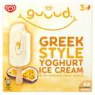 Guuud Passionfruit Greek Style Yoghurt Lollies 3 x 70ml