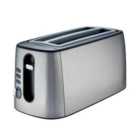 Nutmeg Home Roma 4 Slice Long Slot Toaster