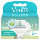 Venus Comfortglide Sensitive 3 Count Blades