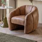 Brea Tub Chair, Leather