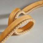 Contemporary Flanged Cord Gold Trim