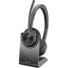 Poly Voyager 4320 USB-C Headset with charge stand Wireless Black Headset