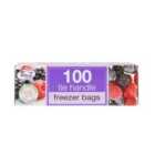 Tidyz Freezer Bags Tie Handles 100's