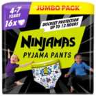 Pampers Ninjamas Spaceship Pants Nappies Pull-on Size 7 Giant Plus 16 per pack