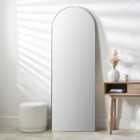 Slim Frame Arched Full Length Leaner Mirror