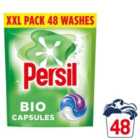 Persil Bio 3 in 1 Laundry Washing Detergent Capsules 48 Washes 48 per pack