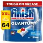 Finish Quantum All In One Lemon Dishwasher Tablets 64 per pack