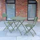Royalcraft Venice Deluxe 2 Seater Bistro Set Olive