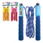 Assorted Colour Skipping Rope w/ Counter & EVA Handles