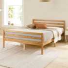 Aspire Furniture Alpine Bed Frame In Natural Finish