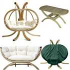 Amazonas Globo Royal Double Seat Hanging Chair Ultimate Set - Natura