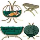 Amazonas Globo Royal Double Seater Hanging Chair Ultimate Set- Verde