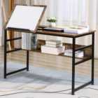 Portland Adjustable Drafting Table with 15 Level Tabletop