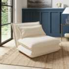 Jackson Foldable Single Sofa Bed, Boucle
