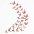 Realistic 3D Butterflies Rose Gold Stock Clearance Wall Decor Art