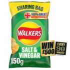 Walkers Sharing Bag Salt & Vinegar 150g