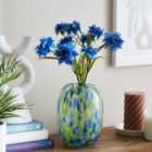 Artificial Blue Cornflower Bouquet