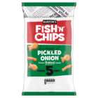 Burton's Fish 'n' Chips Pickled Onion Baked Snacks 5 Pack