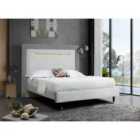 Eleganza Mixton Upholstered Bed Frame Plush Velvet Fabric King Grey