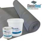 EPDM Rubber Roofing Kit for Flat Roofs - 1.2mm BBA Certified ClassicBond Rubber Roofing Membrane and Adhesives - 9.5m x 6m