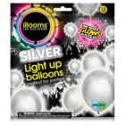 Illooms Silver Light Up Balloons 15 per pack