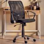 Premier Housewares Black Home Office Chair