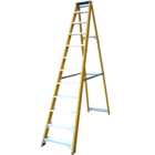 Lyte Ladders & Towers Professional Glassfibre 12 Tread Swingback Step Ladder