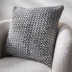 Set of 3 Basket Weave Square Scatter Cushions