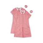 Nutmeg Sporty Gingham Red Dress Age 5-6 Years 2 per pack