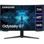 EXDISPLAY Samsung Odyssey G7 LC27G75TQSPXXU 27 Inch 2K Curved Gaming Monitor