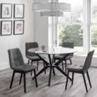 Hayden Set Of 4 Dining Chairs, Linen