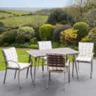 Artemis Home Ashdown 4 Seater Outdoor Dining Set with Seat Cushions
