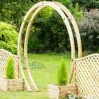 Shire 8 x 8ft Free Standing Flower Circle Arch with Spike