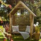 Shire Valencia 2 Seater 4 x 2ft Pressure Treated Arbour